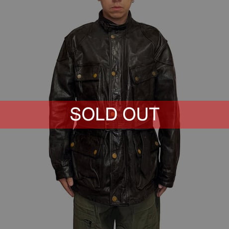 【USED】90's Belstaff PANTHER MOTORCYCLE LEATHER JACKET