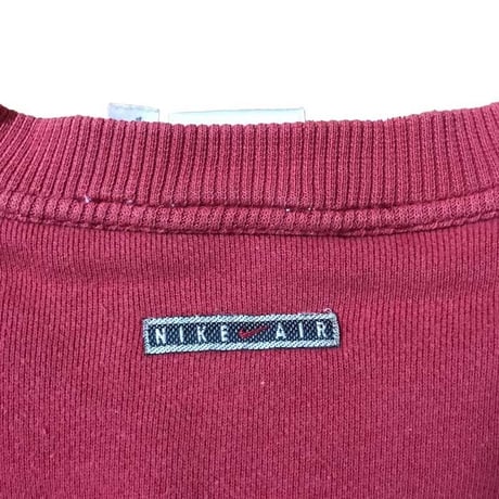 【USED】90'S NIKE SWOOSH SWEATSHIRT RED