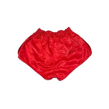 【USED】70's adidas RUNNING POLY SHORTS RED MADE IN WEST-GERMANY