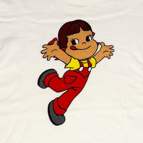 【USED】80's-90's PEKO-CHAN DYE PRINTING T-SHIRT