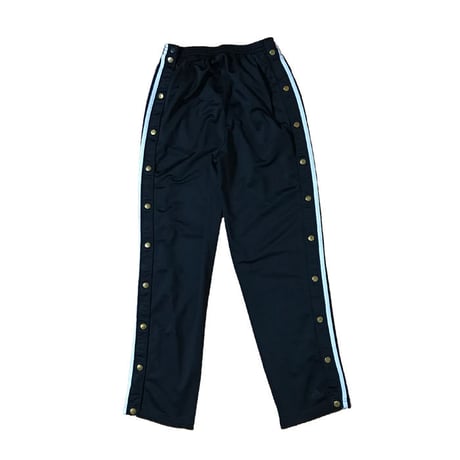 【USED】90'S ADIDAS 3-STRIPE LOGO SNAP TRACK PANTS