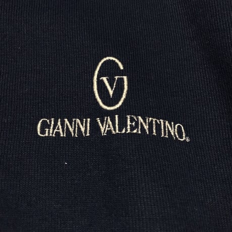 【USED】90'S  GIANNI VALENTINO EMBROIDERED SWEATSHIRT
