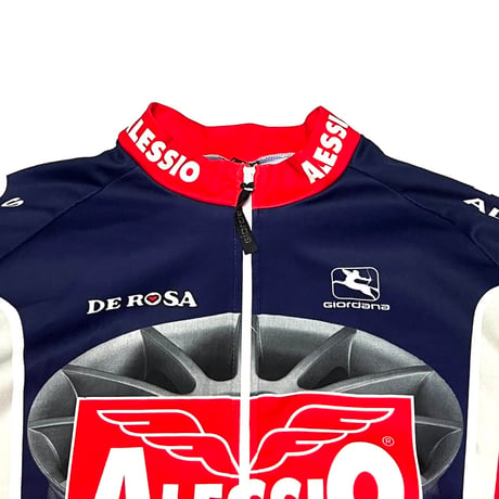 【USED】00s GIORDANA × DE ROSA L/S CYCLING JERSEY