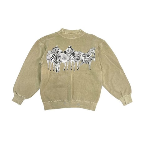 【USED】90'S ZEBRA SWEATSHIRT