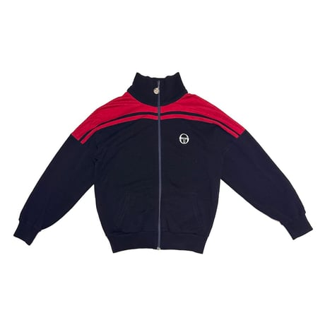 【USED】80's Sergio Tacchini Track Jacket Navy × Red