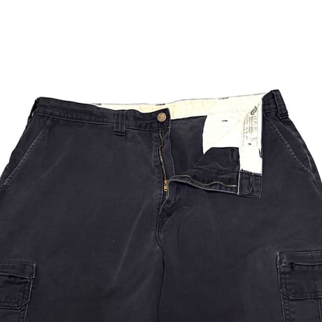 【USED】Dickies Wide Black Cargo pants WG30