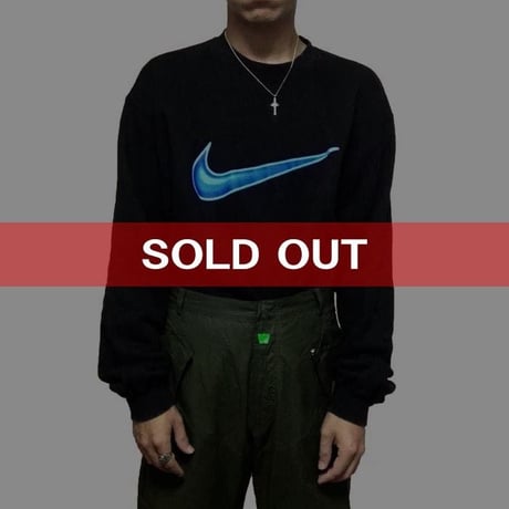 【USED】90'S NIKE AIRBRUSH SWOOSH SWEATSHIRT