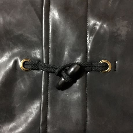 【USED】GLOVERALL PVC RUBBER DUFFLE COAT
