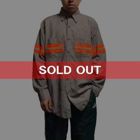 【USED】SAFETY REFLECTIVE WORK SHIRT