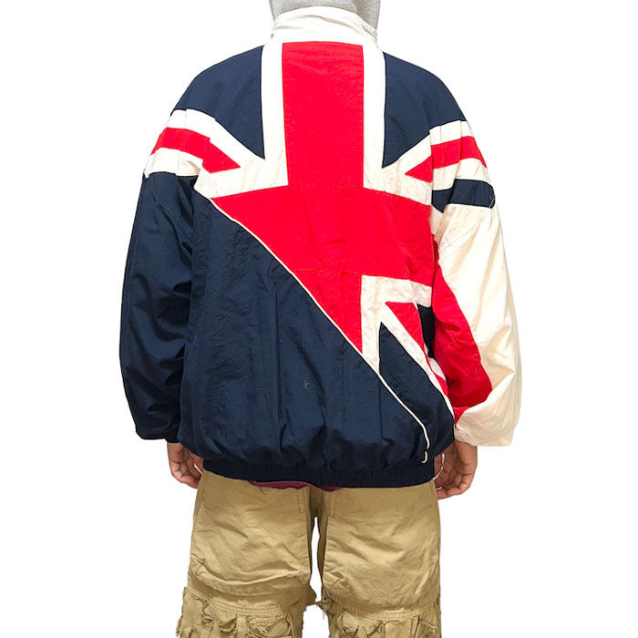 uss2 ウェア ジャケット USED】80'S-90'S SPEEDO UNION JACK PATCHWORK JAC