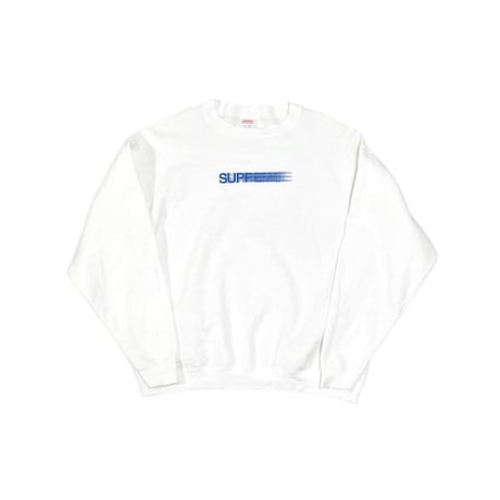 【USED】90'S SUPREME MOTION LOGO DESIGN SWEATSHIRT