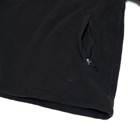 【USED】00's NIKE CHEST POCKET HALF ZIP FLEECE PULLOVER JACKET
