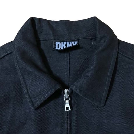 【USED】90'S DKNY COVERALL BLACK