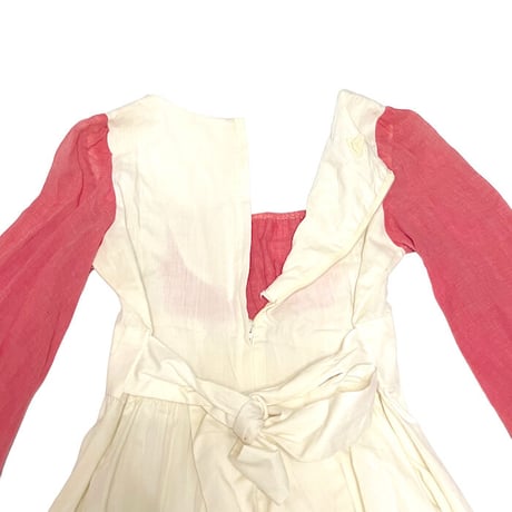 【USED】70'S Gunne Sax? TYROLEAN EMBROIDERY MAXI DRESS