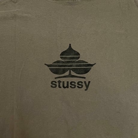 【USED】80'S OLD STUSSY CLOVER MOTIF T-SHIRT