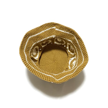 【USED】VINTAGE UNKNOWN YIN YANG CROCHET HAT