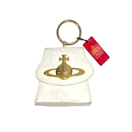 【USED】90'S VIVIENNE WESTWOOD × BRACCIALINI BIG ORB HANDBAG