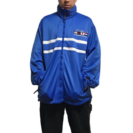【USED】90'S FUBU HOODED TRACK JACKET