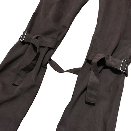 【USED】90'S ANGLOMANIA VIVIENNE WESTWOOD BONDAGE TROUSERS BROWN
