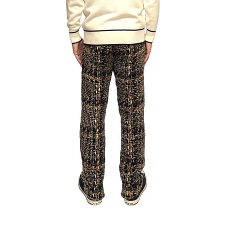 【USED】CHANEL 2016AW TWEED PANTS with SILK LINING