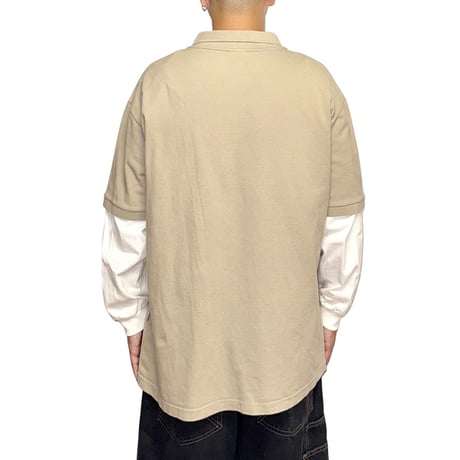 【USED】00's Airwalk Minimal Stripe Polo Shirt