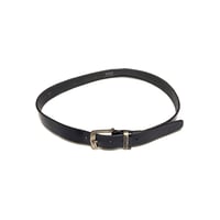 【USED】90's Levi’s Italy-Made Black Leather Belt
