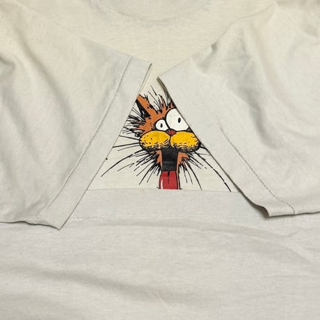 【USED】80's Berkeley Breathed Bill the Cat T-SHIRT