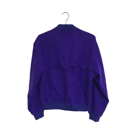 【USED】90'S ADIDAS MELTON JACKET PURPLE