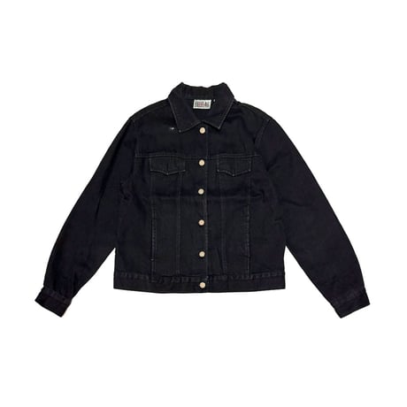 【USED】90's BILLBLASS JEANS BLACK DENIM JACKET