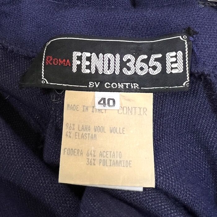 USED】70'S FENDI 365 BY CONTIR WOOL DRESS | KON...