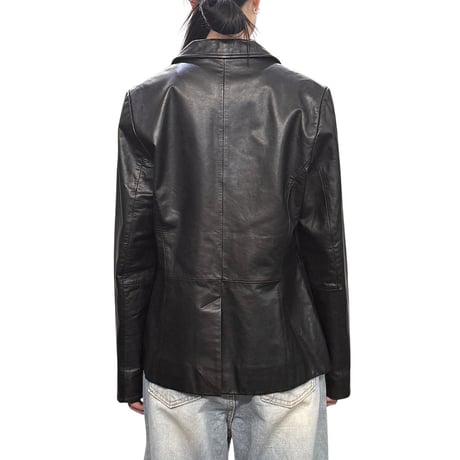 【USED】90's-00's GAP LEATHER BLAZER