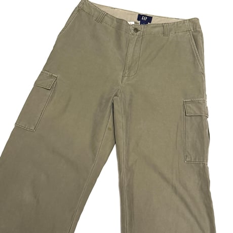 【USED】90's–00's GAP Straight Cargo Pants Urban Olive