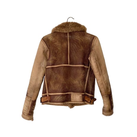 【USED】POLO RALPH LAUREN SHEARLING BOMBER JACKET