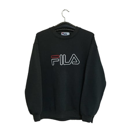 【USED】90'S FILA EMBROIDERY LOGO SEATSHIRT