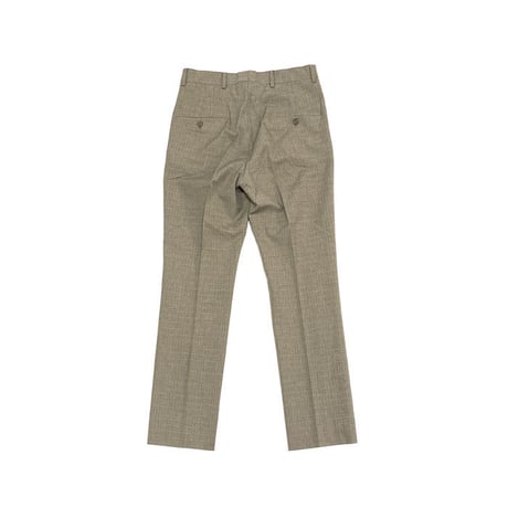 【USED】00'S MIU MIU SLIM CHECK TROUSERS