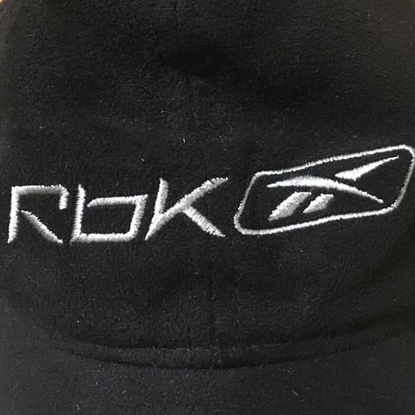 【USED】90'S REEBOK CAP BLACK