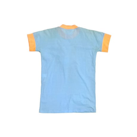 【USED】 90'S W.&L.T. PUK PUK T-SHIRT SKY BLUE ②