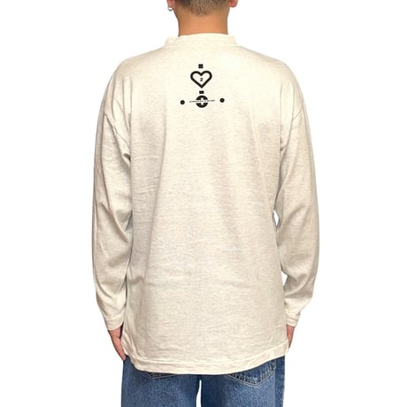 【USED】80's-90's "COVER YOUR EARS" UK Dance Culture Graphic L/S T-shirt