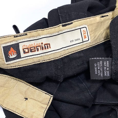 【USED】00'S FACTION DENIM GIMMICK PANTS