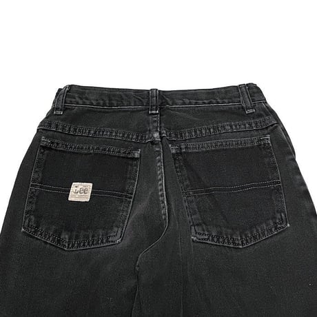 【USED】00'S LEE BLACK DENIM PANTS