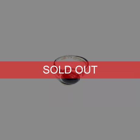 【USED】Vintage Sterling Silver Black Onyx Ring