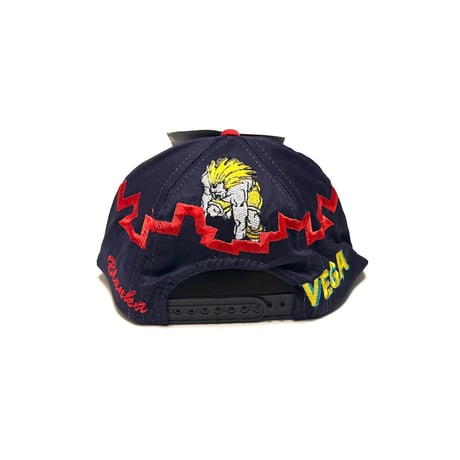 【DEAD STOCK】1996 VEGA × Street Fighter II “Blanka”① Snapback Cap Made for Italy