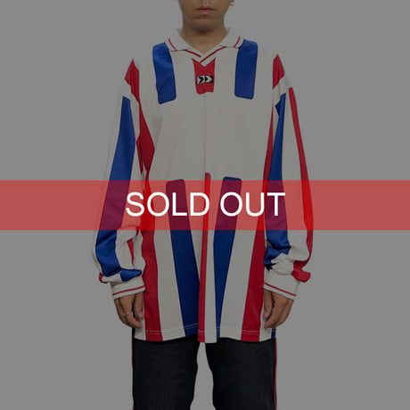 【USED】90'S-00'S HUMMEL L/S FOTTBALL SHIRT