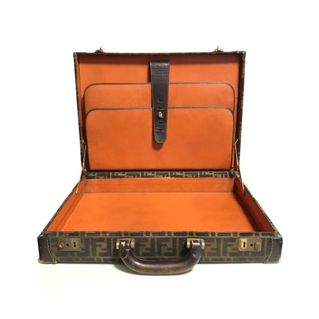 【USED】60'S-70'S FENDI ZUCCA PATTERN BRIEF CASE