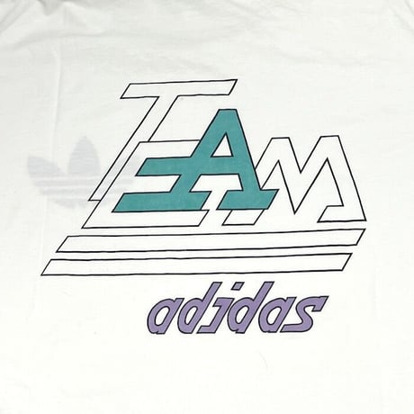 【USED】80'S-90'S TEAM ADIDAS T-SHIRT