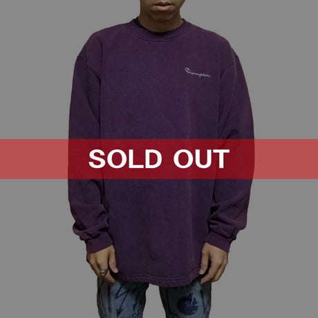 【USED】CHAMPION SWEATSHIRT PURPLE