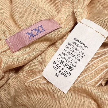 【USED】90'S XXI FLOWER POINT CAMISOLE