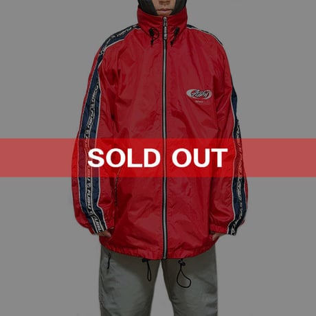 【USED】90'S FUBU SPORTS POLY ZIP-UP JACKET