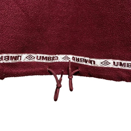 【USED】90'S UMBRO ZIP FLEECE TOP