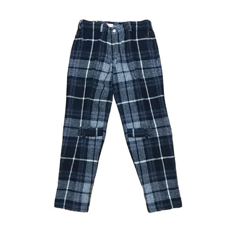 【USED】90'S VIVIENNE WESTWOOD TARTAN CHECK WOOL BONDAGE TROUSERS